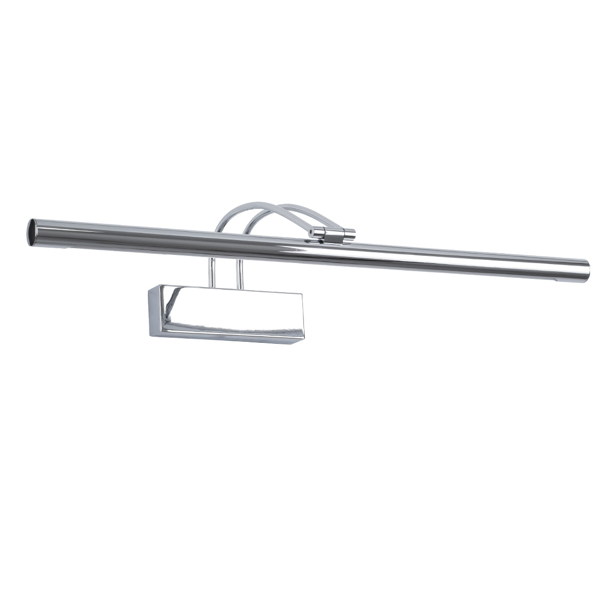 GloboStar® LAURA 60426 Μοντέρνο Φωτιστικό Τοίχου - Απλίκα Καθρέπτη Μπάνιου - Πίνακα LED 12W 1400lm 120° AC 220-240V IP44 Μ60 x Π27 x Υ13cm - Φυσικό Λευκό 4500K - Χρώμιο Νίκελ - 3 Χρόνια Εγγύηση - ledmania.gr