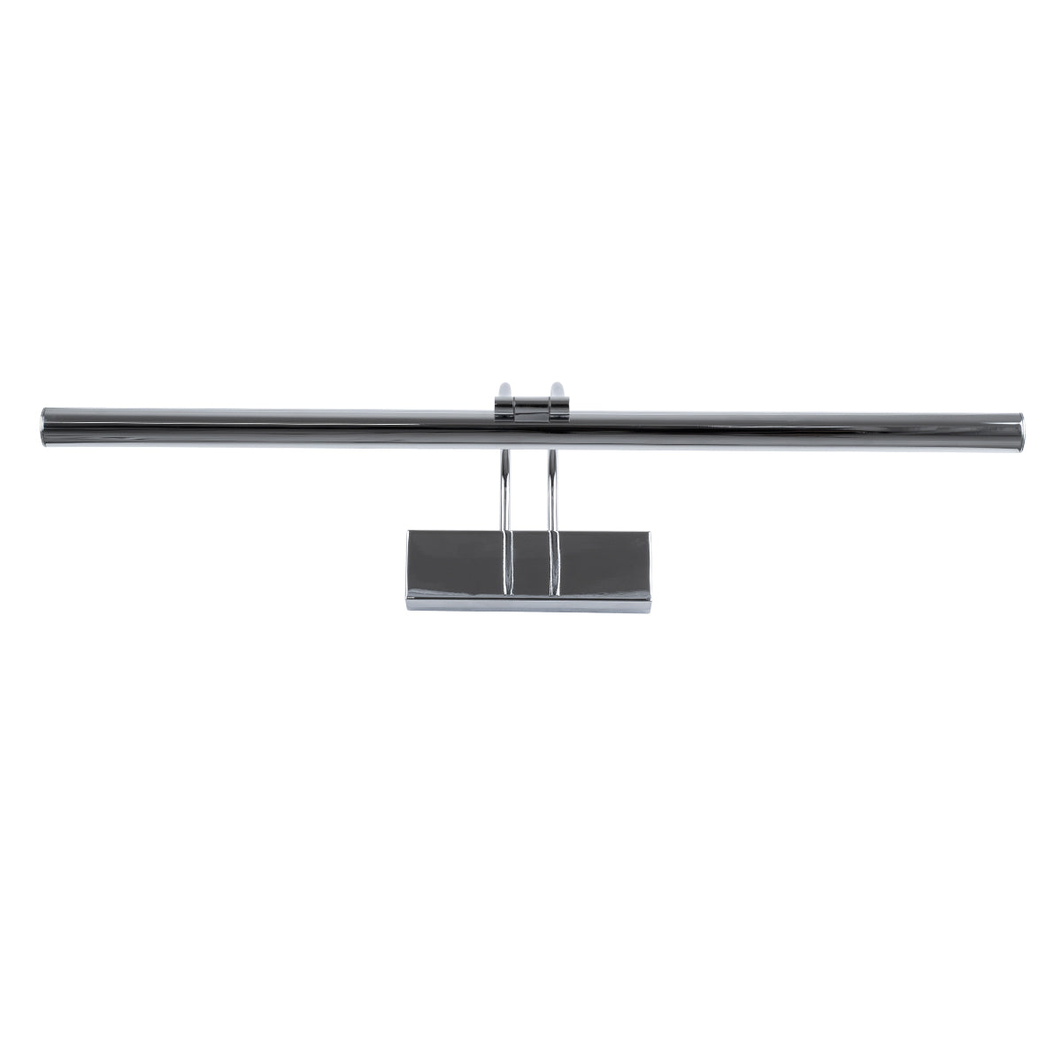 GloboStar® LAURA 60426 Μοντέρνο Φωτιστικό Τοίχου - Απλίκα Καθρέπτη Μπάνιου - Πίνακα LED 12W 1400lm 120° AC 220-240V IP44 Μ60 x Π27 x Υ13cm - Φυσικό Λευκό 4500K - Χρώμιο Νίκελ - 3 Χρόνια Εγγύηση - ledmania.gr