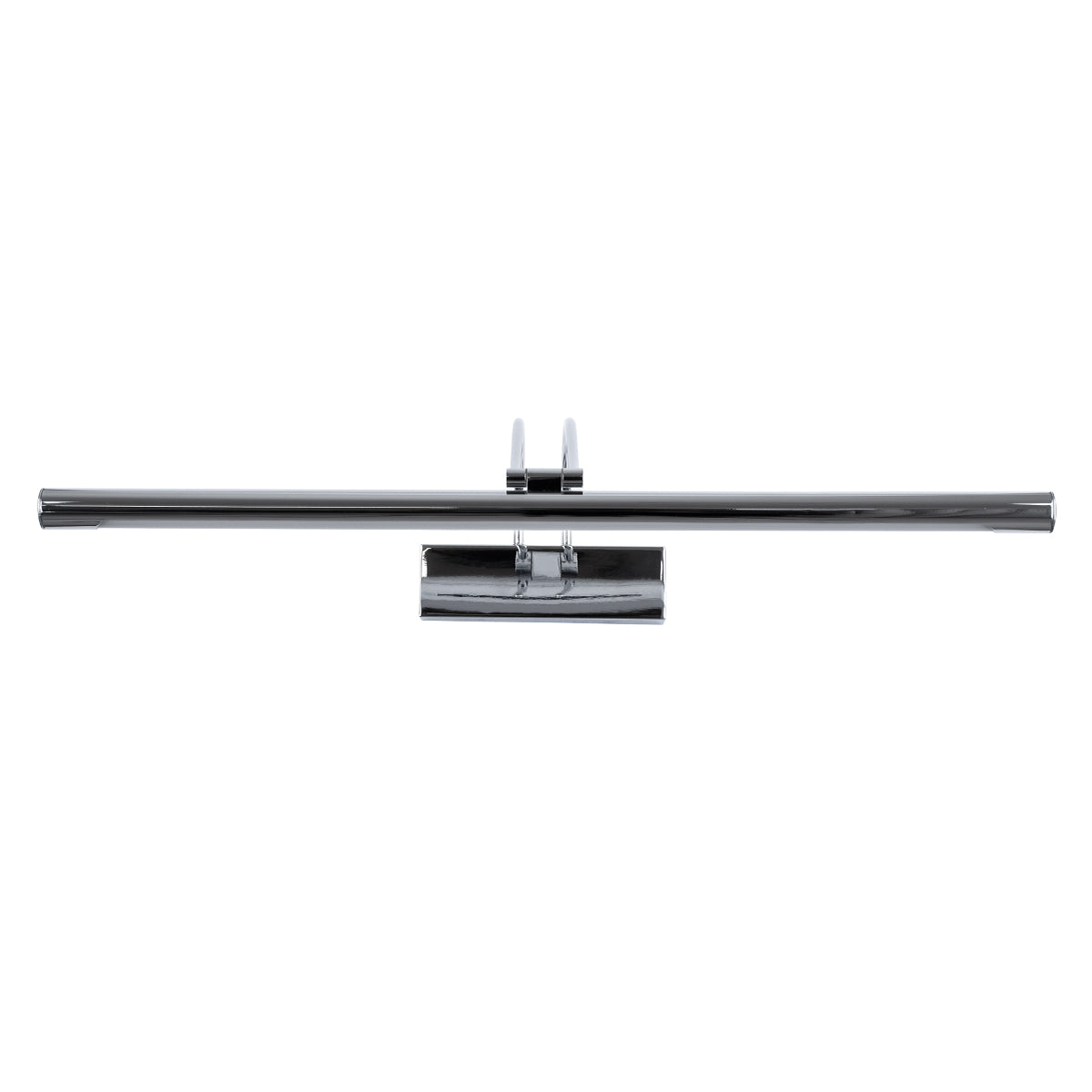 GloboStar® LAURA 60426 Μοντέρνο Φωτιστικό Τοίχου - Απλίκα Καθρέπτη Μπάνιου - Πίνακα LED 12W 1400lm 120° AC 220-240V IP44 Μ60 x Π27 x Υ13cm - Φυσικό Λευκό 4500K - Χρώμιο Νίκελ - 3 Χρόνια Εγγύηση - ledmania.gr