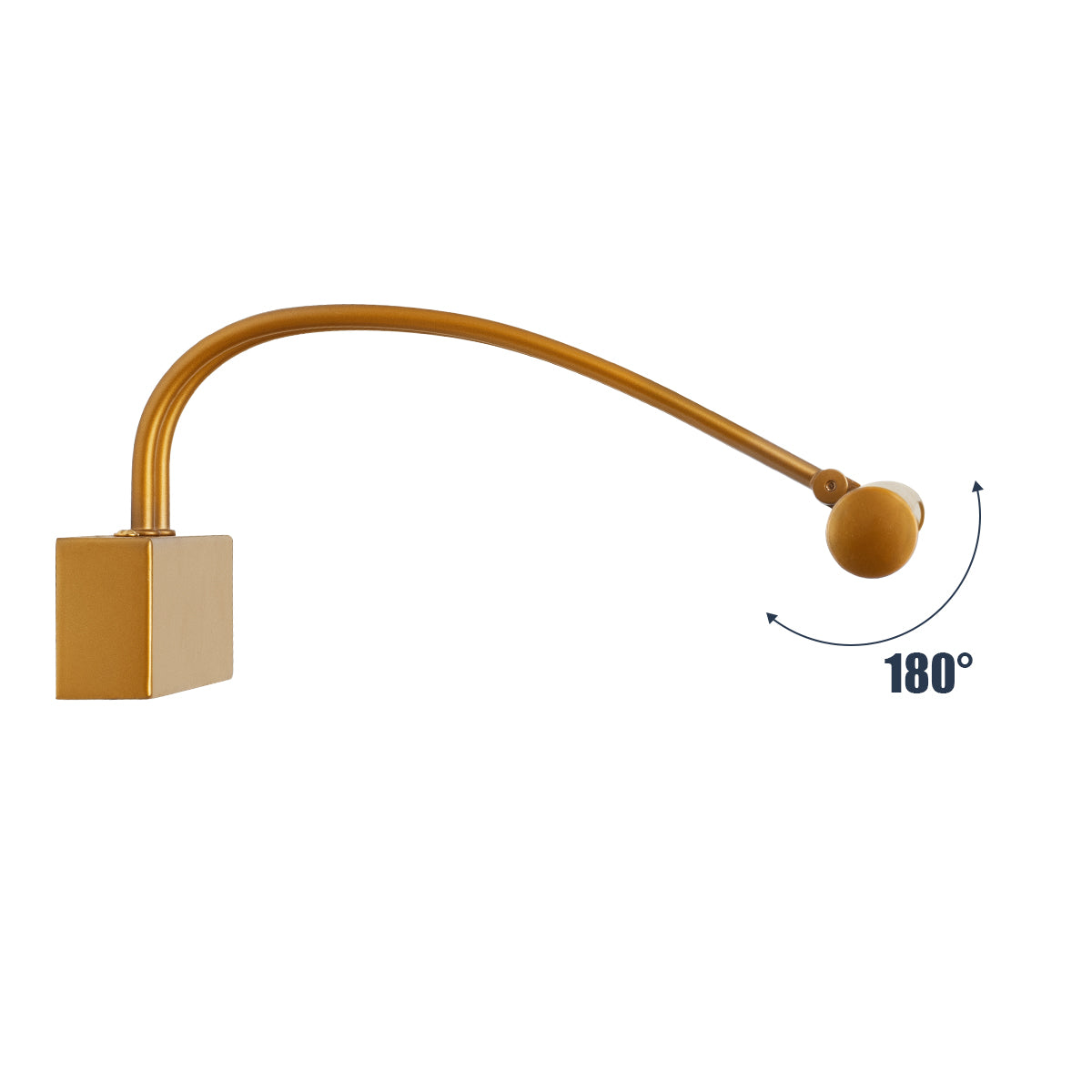 GLOBOSTAR® LAURA 60427 Μοντέρνο Φωτιστικό Τοίχου - Απλίκα Καθρέπτη Μπάνιου LED 12W 1400lm 120° AC 220-240V IP20 Φυσικό Λευκό 4500K - Lumileds SMD Chip & TÜV SÜD Driver - Χάλκινο - Μ60 x Π27 x Υ13cm - 3 Χρόνια Εγγύηση