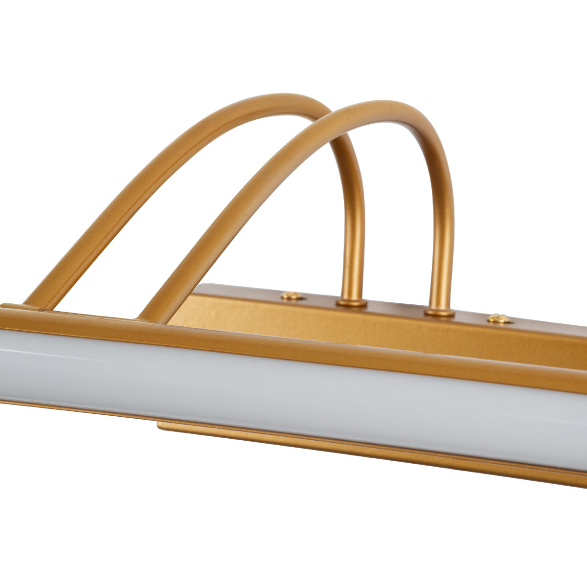 GLOBOSTAR® LAURA 60427 Μοντέρνο Φωτιστικό Τοίχου - Απλίκα Καθρέπτη Μπάνιου LED 12W 1400lm 120° AC 220-240V IP20 Φυσικό Λευκό 4500K - Lumileds SMD Chip & TÜV SÜD Driver - Χάλκινο - Μ60 x Π27 x Υ13cm - 3 Χρόνια Εγγύηση