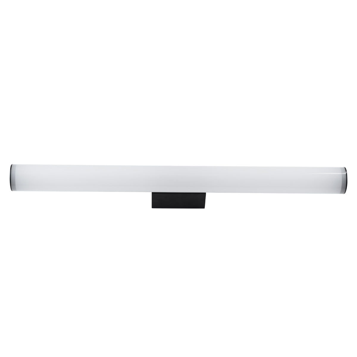 GLOBOSTAR® MABEL 60428 Μοντέρνο Φωτιστικό Τοίχου - Απλίκα Καθρέπτη Μπάνιου LED 12W 1400lm 240° AC 220-240V IP44 Φυσικό Λευκό 4500K - Lumileds SMD Chip & TÜV SÜD Driver - Μαύρο Ματ & Λευκό - Μ60 x Π10 x Υ5cm - 3 Χρόνια Εγγύηση - ledmania.gr