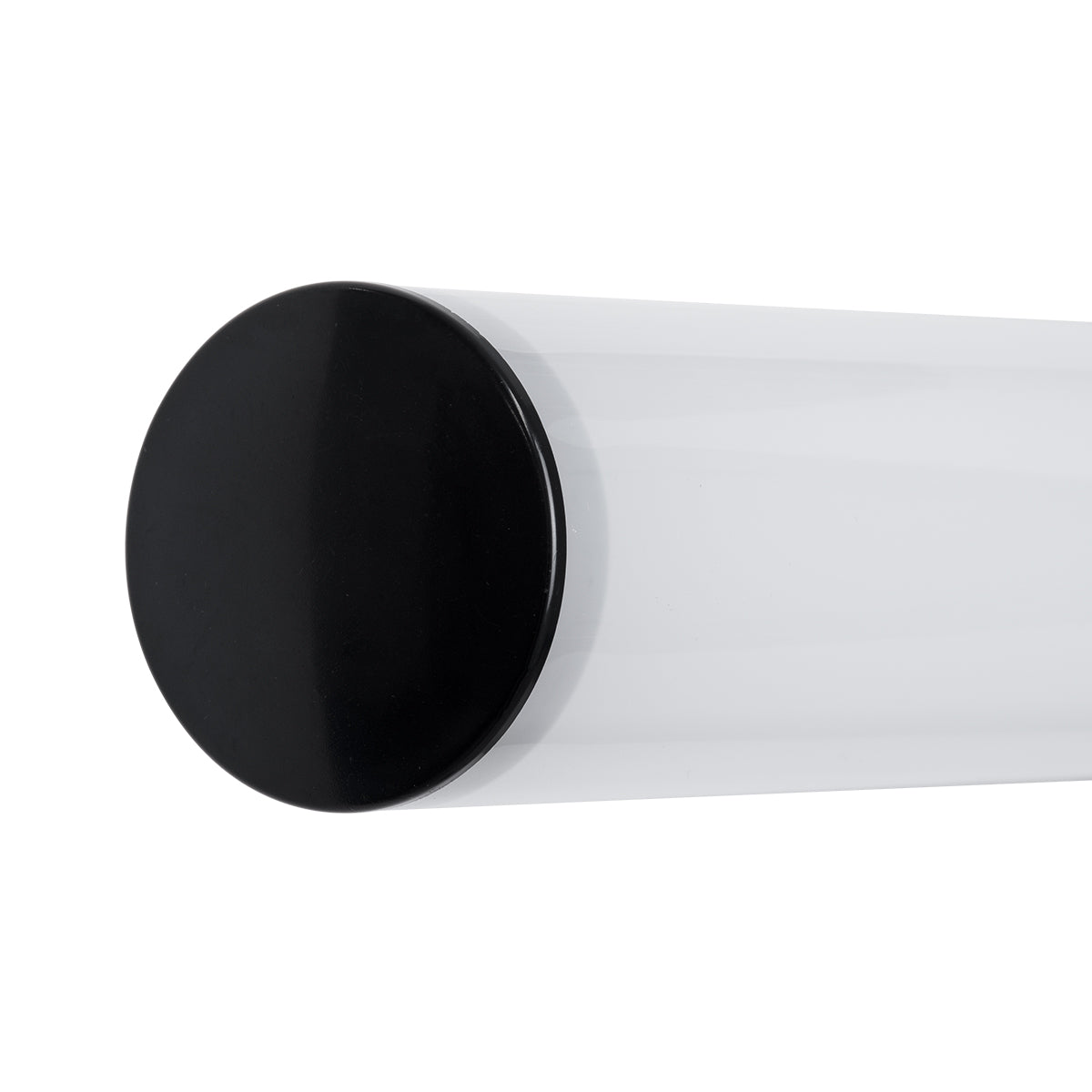 GLOBOSTAR® MABEL 60428 Μοντέρνο Φωτιστικό Τοίχου - Απλίκα Καθρέπτη Μπάνιου LED 12W 1400lm 240° AC 220-240V IP44 Φυσικό Λευκό 4500K - Lumileds SMD Chip & TÜV SÜD Driver - Μαύρο Ματ & Λευκό - Μ60 x Π10 x Υ5cm - 3 Χρόνια Εγγύηση - ledmania.gr