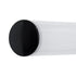 GLOBOSTAR® MABEL 60428 Μοντέρνο Φωτιστικό Τοίχου - Απλίκα Καθρέπτη Μπάνιου LED 12W 1400lm 240° AC 220-240V IP44 Φυσικό Λευκό 4500K - Lumileds SMD Chip & TÜV SÜD Driver - Μαύρο Ματ & Λευκό - Μ60 x Π10 x Υ5cm - 3 Χρόνια Εγγύηση - ledmania.gr