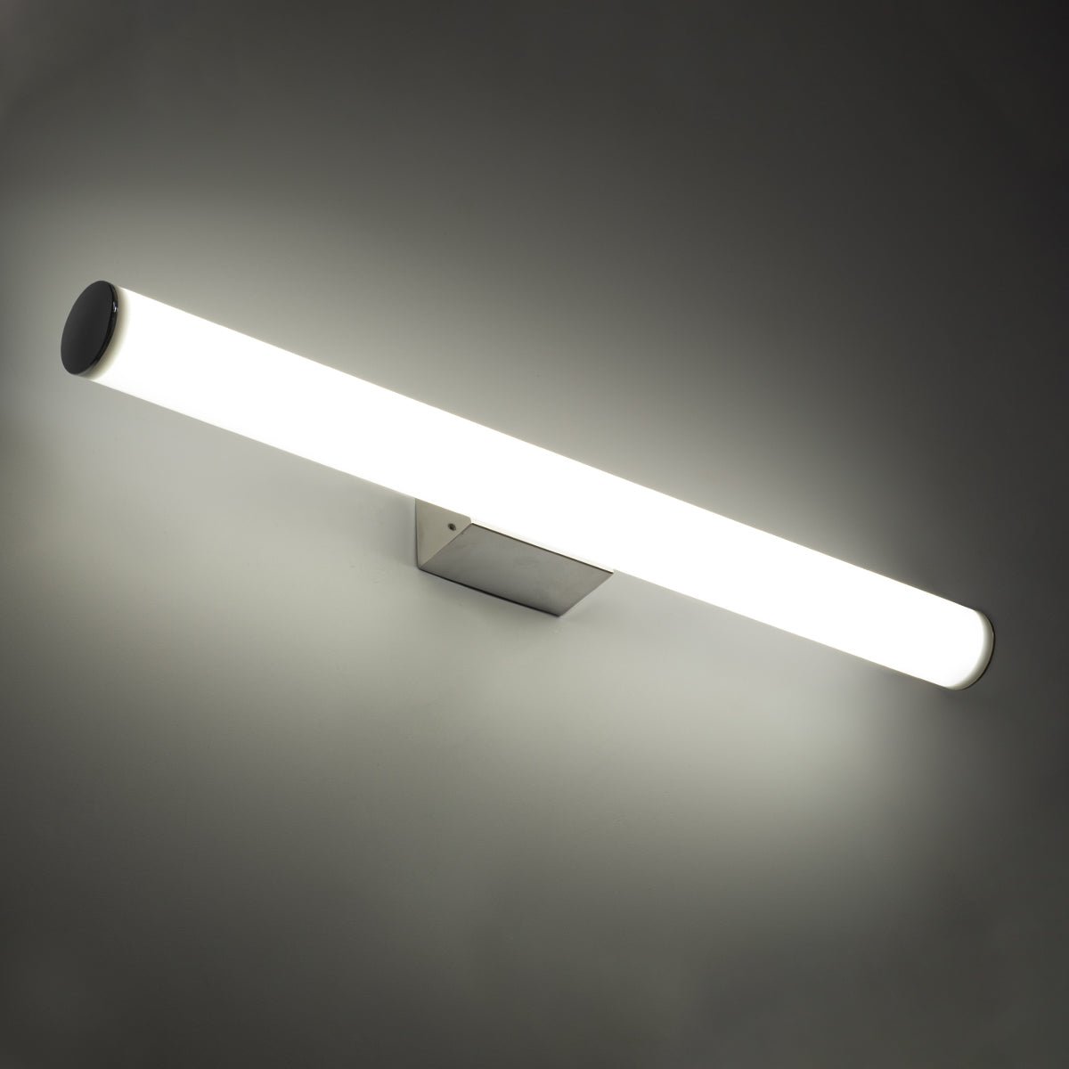GloboStar® MABEL 60430 Μοντέρνο Φωτιστικό Τοίχου - Απλίκα Καθρέπτη Μπάνιου - Πίνακα LED 12W 1400lm 270° AC 220-240V IP44 Μ60 x Π10 x Υ5cm - Φυσικό Λευκό 4500K - Χρώμιο Νίκελ - 3 Χρόνια Εγγύηση - ledmania.gr