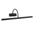 GloboStar® TROIS 60436 Μοντέρνο Φωτιστικό Τοίχου - Απλίκα Καθρέπτη Μπάνιου - Πίνακα LED 12W 1400lm 120° AC 220-240V IP44 Μ60 x Π24 x Υ18cm - Φυσικό Λευκό 4500K - Μαύρο - 3 Χρόνια Εγγύηση - ledmania.gr