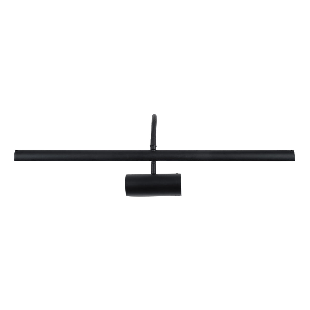 GloboStar® TROIS 60436 Μοντέρνο Φωτιστικό Τοίχου - Απλίκα Καθρέπτη Μπάνιου - Πίνακα LED 12W 1400lm 120° AC 220-240V IP44 Μ60 x Π24 x Υ18cm - Φυσικό Λευκό 4500K - Μαύρο - 3 Χρόνια Εγγύηση - ledmania.gr