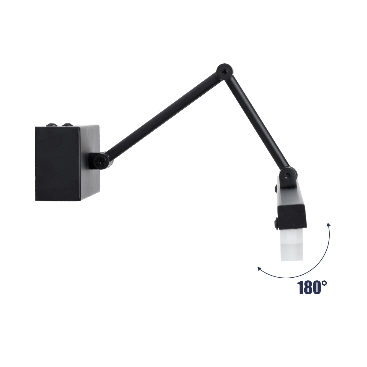 GLOBOSTAR® MARA 60446 Μοντέρνο Φωτιστικό Τοίχου - Απλίκα Καθρέπτη Μπάνιου LED 12W 1400lm 120° AC 220-240V IP20 Φυσικό Λευκό 4500K - Lumileds SMD Chip & TÜV SÜD Driver - Μαύρο Ματ - Μ60 x Π15 x Υ13cm - 3 Χρόνια Εγγύηση
