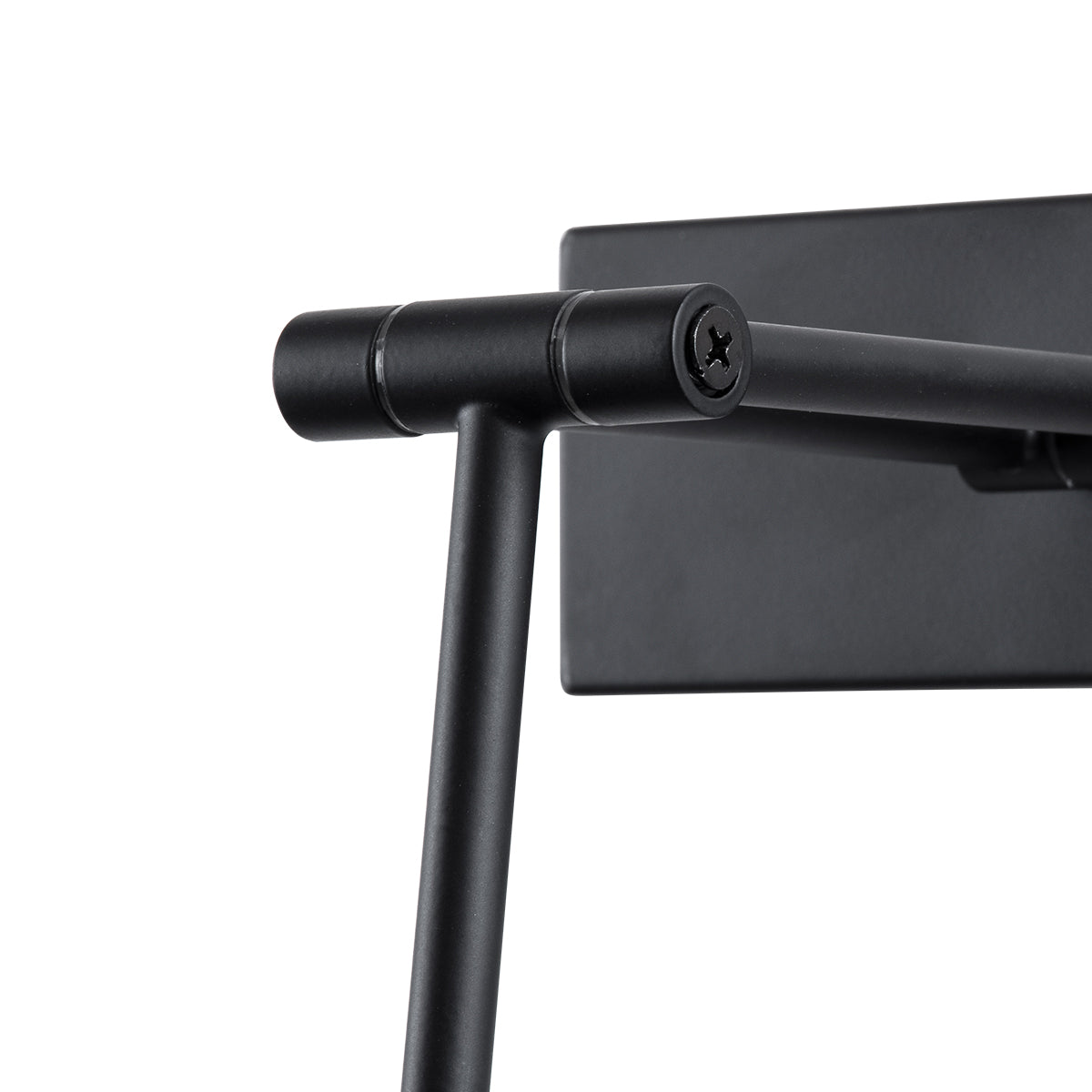 GLOBOSTAR® MARA 60446 Μοντέρνο Φωτιστικό Τοίχου - Απλίκα Καθρέπτη Μπάνιου LED 12W 1400lm 120° AC 220-240V IP20 Φυσικό Λευκό 4500K - Lumileds SMD Chip & TÜV SÜD Driver - Μαύρο Ματ - Μ60 x Π15 x Υ13cm - 3 Χρόνια Εγγύηση