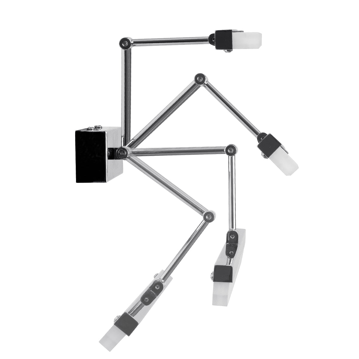GLOBOSTAR® MARA 60447 Μοντέρνο Φωτιστικό Τοίχου - Απλίκα Καθρέπτη Μπάνιου LED 12W 1400lm 120° AC 220-240V IP20 Φυσικό Λευκό 4500K - Lumileds SMD Chip & TÜV SÜD Driver - Νίκελ Χρώμιο - Μ60 x Π15 x Υ13cm - 3 Χρόνια Εγγύηση