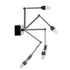 GLOBOSTAR® MARA 60447 Μοντέρνο Φωτιστικό Τοίχου - Απλίκα Καθρέπτη Μπάνιου LED 12W 1400lm 120° AC 220-240V IP20 Φυσικό Λευκό 4500K - Lumileds SMD Chip & TÜV SÜD Driver - Νίκελ Χρώμιο - Μ60 x Π15 x Υ13cm - 3 Χρόνια Εγγύηση