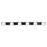 GLOBOSTAR® BELLA 60452 Μοντέρνο Φωτιστικό Τοίχου - Απλίκα Καθρέπτη Μπάνιου LED 18W 2052lm 300° AC 220-240V IP44 Φυσικό Λευκό 4500K - Bridgelux COB Chip & TÜV SÜD Driver - Μαύρο Ματ & Λευκό - Μ70 x Π11 x Υ6cm - 3 Χρόνια Εγγύηση - ledmania.gr