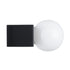 GLOBOSTAR® BELLA 60452 Μοντέρνο Φωτιστικό Τοίχου - Απλίκα Καθρέπτη Μπάνιου LED 18W 2052lm 300° AC 220-240V IP44 Φυσικό Λευκό 4500K - Bridgelux COB Chip & TÜV SÜD Driver - Μαύρο Ματ & Λευκό - Μ70 x Π11 x Υ6cm - 3 Χρόνια Εγγύηση - ledmania.gr