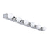 GLOBOSTAR® BELLA 60453 Μοντέρνο Φωτιστικό Τοίχου - Απλίκα Καθρέπτη Μπάνιου LED 18W 2052lm 300° AC 220-240V IP44 Φυσικό Λευκό 4500K - Bridgelux COB Chip & TÜV SÜD Driver - Ασημί & Λευκό - Μ70 x Π11 x Υ6cm - 3 Χρόνια Εγγύηση - ledmania.gr
