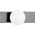 GLOBOSTAR® BELLA 60453 Μοντέρνο Φωτιστικό Τοίχου - Απλίκα Καθρέπτη Μπάνιου LED 18W 2052lm 300° AC 220-240V IP44 Φυσικό Λευκό 4500K - Bridgelux COB Chip & TÜV SÜD Driver - Ασημί & Λευκό - Μ70 x Π11 x Υ6cm - 3 Χρόνια Εγγύηση - ledmania.gr