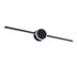 GloboStar® OPAL 60454 Μοντέρνο Φωτιστικό Τοίχου - Απλίκα Καθρέπτη Μπάνιου - Πίνακα LED 14W 1600lm 180° AC 220-240V IP44 Μ60 x Π6 x Υ10cm - Φυσικό Λευκό 4500K - Μαύρο - 3 Χρόνια Εγγύηση - ledmania.gr