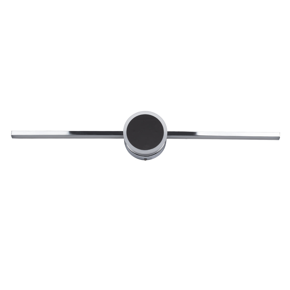 GLOBOSTAR® OPAL 60455 Μοντέρνο Φωτιστικό Τοίχου - Απλίκα Καθρέπτη Μπάνιου LED 14W 1600lm 180° AC 220-240V IP44 Φυσικό Λευκό 4500K - Lumileds SMD Chip & TÜV SÜD Driver - Νίκελ Χρώμιο - Μ60 x Π6 x Υ10cm - 3 Χρόνια Εγγύηση - ledmania.gr