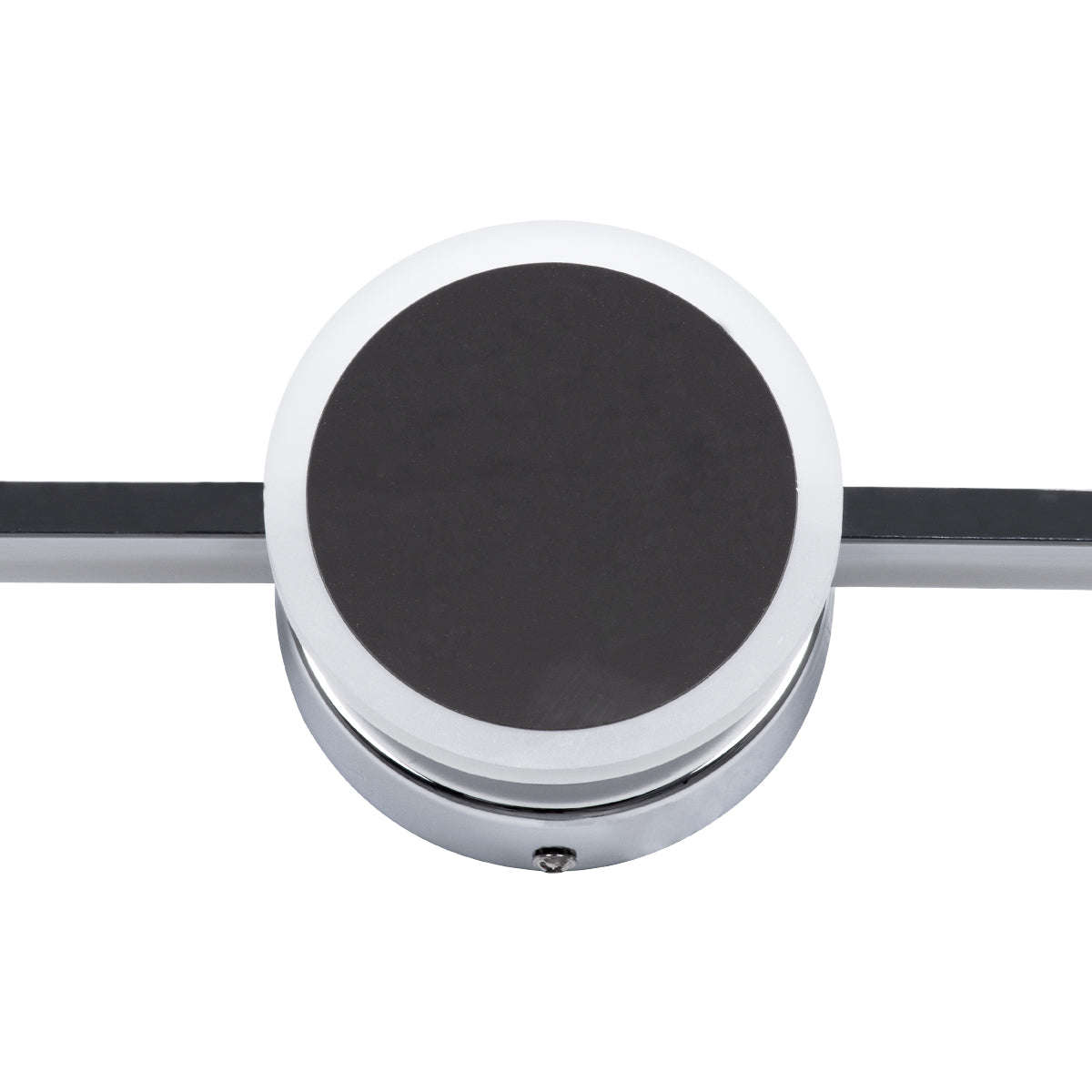 GLOBOSTAR® OPAL 60455 Μοντέρνο Φωτιστικό Τοίχου - Απλίκα Καθρέπτη Μπάνιου LED 14W 1600lm 180° AC 220-240V IP44 Φυσικό Λευκό 4500K - Lumileds SMD Chip & TÜV SÜD Driver - Νίκελ Χρώμιο - Μ60 x Π6 x Υ10cm - 3 Χρόνια Εγγύηση - ledmania.gr