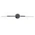 GLOBOSTAR® OPAL 60455 Μοντέρνο Φωτιστικό Τοίχου - Απλίκα Καθρέπτη Μπάνιου LED 14W 1600lm 180° AC 220-240V IP44 Φυσικό Λευκό 4500K - Lumileds SMD Chip & TÜV SÜD Driver - Νίκελ Χρώμιο - Μ60 x Π6 x Υ10cm - 3 Χρόνια Εγγύηση - ledmania.gr