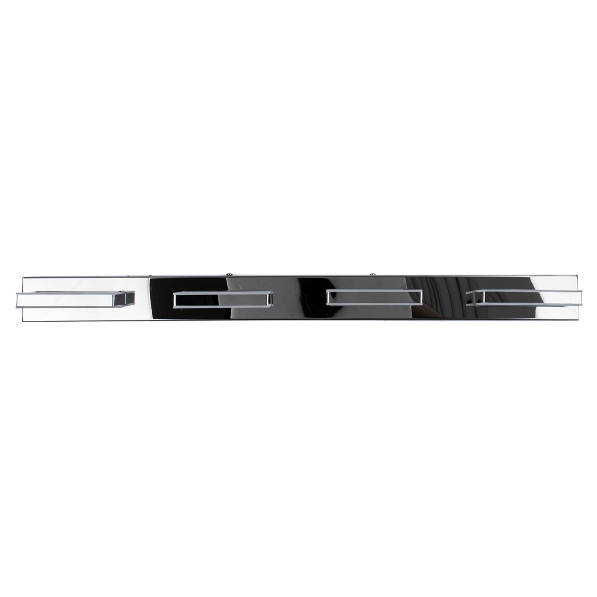 GLOBOSTAR® KARLA 60456 Μοντέρνο Φωτιστικό Τοίχου - Απλίκα Καθρέπτη Μπάνιου LED 14W 1600lm 180° AC 220-240V IP44 Φυσικό Λευκό 4500K - Lumileds SMD Chip & TÜV SÜD Driver - Νίκελ Χρώμιο - Μ60 x Π9 x Υ5cm - 3 Χρόνια Εγγύηση - ledmania.gr