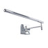 GloboStar® FRIDA 60458 Μοντέρνο Φωτιστικό Τοίχου - Απλίκα Καθρέπτη Μπάνιου - Πίνακα LED 12W 1400lm 120° AC 220-240V IP44 Μ51 x Π9 έως Π68(Ρυθμιζόμενο) x Υ10cm - Φυσικό Λευκό 4500K - Χρώμιο Νίκελ - 3 Χρόνια Εγγύηση - ledmania.gr