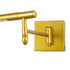 GloboStar® FRIDA 60459 Μοντέρνο Φωτιστικό Τοίχου - Απλίκα Καθρέπτη Μπάνιου - Πίνακα LED 12W 1400lm 120° AC 220-240V IP44 Μ51 x Π9 έως Π68(Ρυθμιζόμενο) x Υ10cm - Φυσικό Λευκό 4500K - Χρυσό - 3 Χρόνια Εγγύηση - ledmania.gr