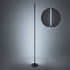 GloboStar® DALUMA 60470 Επιδαπέδιο Φωτιστικό LED CCT 24W 2640lm 200° AC 220-240V - Εναλλαγή Φωτισμού μέσω On/Off All In One Ψυχρό 6000k+Φυσικό 4500k+Θερμό 2700k Μ18 x Π18 x Υ160cm - Μαύρο - 3 Χρόνια Εγγύηση - ledmania.gr