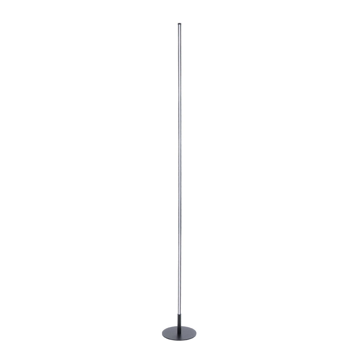 GloboStar® DALUMA 60470 Επιδαπέδιο Φωτιστικό LED CCT 24W 2640lm 200° AC 220-240V - Εναλλαγή Φωτισμού μέσω On/Off All In One Ψυχρό 6000k+Φυσικό 4500k+Θερμό 2700k Μ18 x Π18 x Υ160cm - Μαύρο - 3 Χρόνια Εγγύηση - ledmania.gr