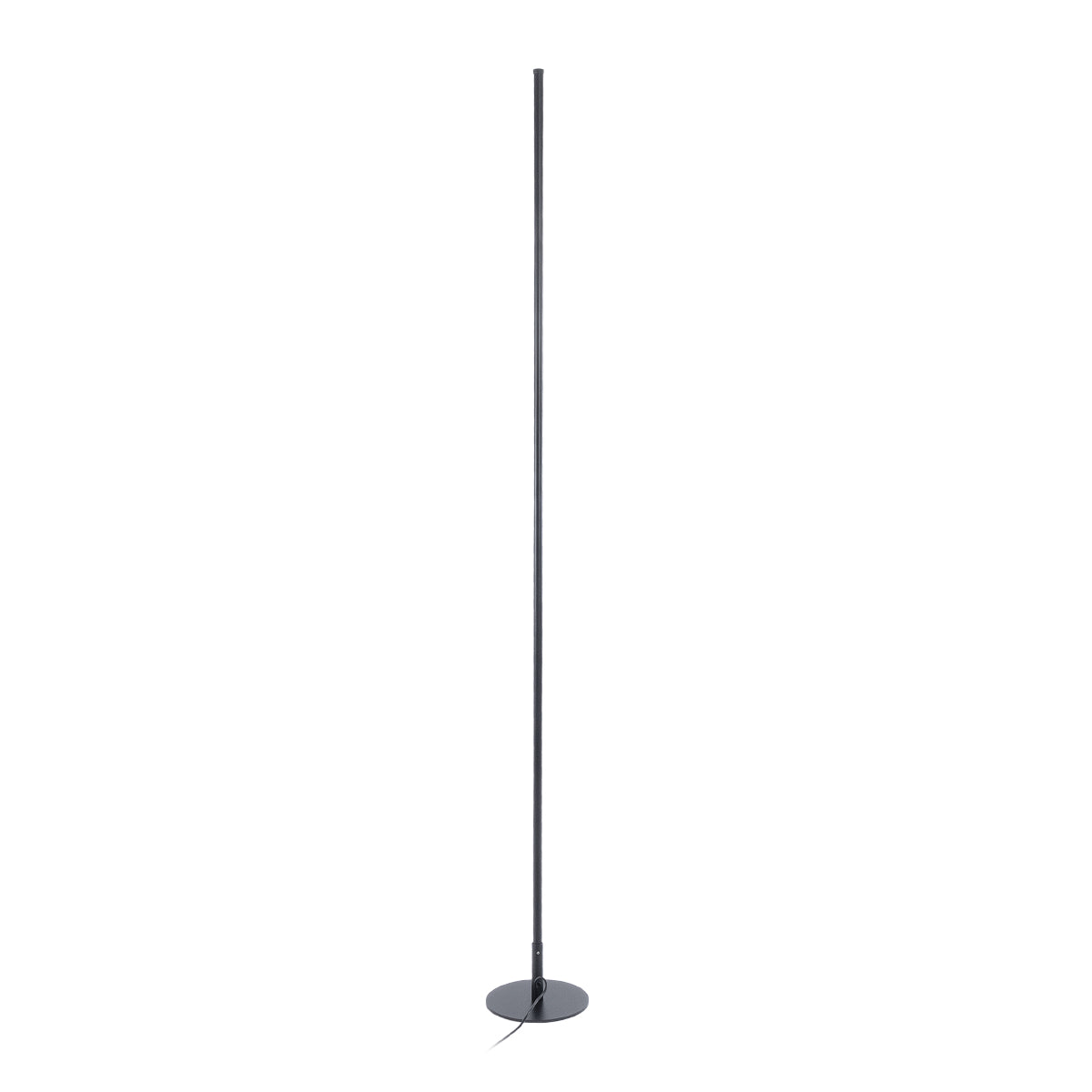 GloboStar® DALUMA 60470 Επιδαπέδιο Φωτιστικό LED CCT 24W 2640lm 200° AC 220-240V - Εναλλαγή Φωτισμού μέσω On/Off All In One Ψυχρό 6000k+Φυσικό 4500k+Θερμό 2700k Μ18 x Π18 x Υ160cm - Μαύρο - 3 Χρόνια Εγγύηση - ledmania.gr