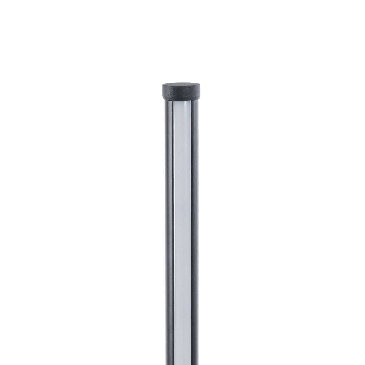 GloboStar® DALUMA 60470 Επιδαπέδιο Φωτιστικό LED CCT 24W 2640lm 200° AC 220-240V - Εναλλαγή Φωτισμού μέσω On/Off All In One Ψυχρό 6000k+Φυσικό 4500k+Θερμό 2700k Μ18 x Π18 x Υ160cm - Μαύρο - 3 Χρόνια Εγγύηση - ledmania.gr