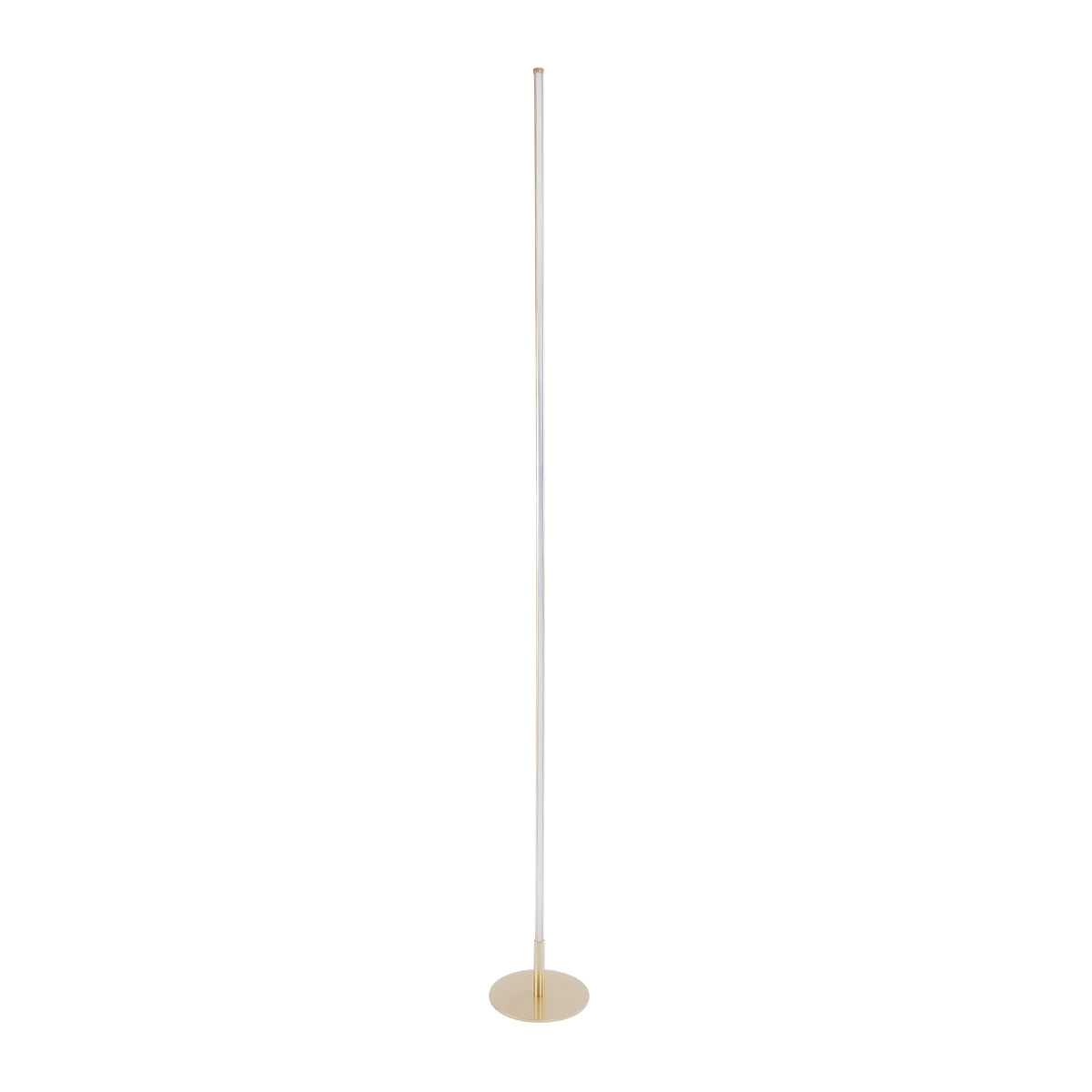 GloboStar® DALUMA 60472 Επιδαπέδιο Φωτιστικό LED CCT 24W 2640lm 200° AC 220-240V - Εναλλαγή Φωτισμού μέσω On/Off All In One Ψυχρό 6000k+Φυσικό 4500k+Θερμό 2700k Μ18 x Π18 x Υ160cm - Χρυσό - 3 Χρόνια Εγγύηση - ledmania.gr