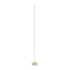 GloboStar® DALUMA 60472 Επιδαπέδιο Φωτιστικό LED CCT 24W 2640lm 200° AC 220-240V - Εναλλαγή Φωτισμού μέσω On/Off All In One Ψυχρό 6000k+Φυσικό 4500k+Θερμό 2700k Μ18 x Π18 x Υ160cm - Χρυσό - 3 Χρόνια Εγγύηση - ledmania.gr
