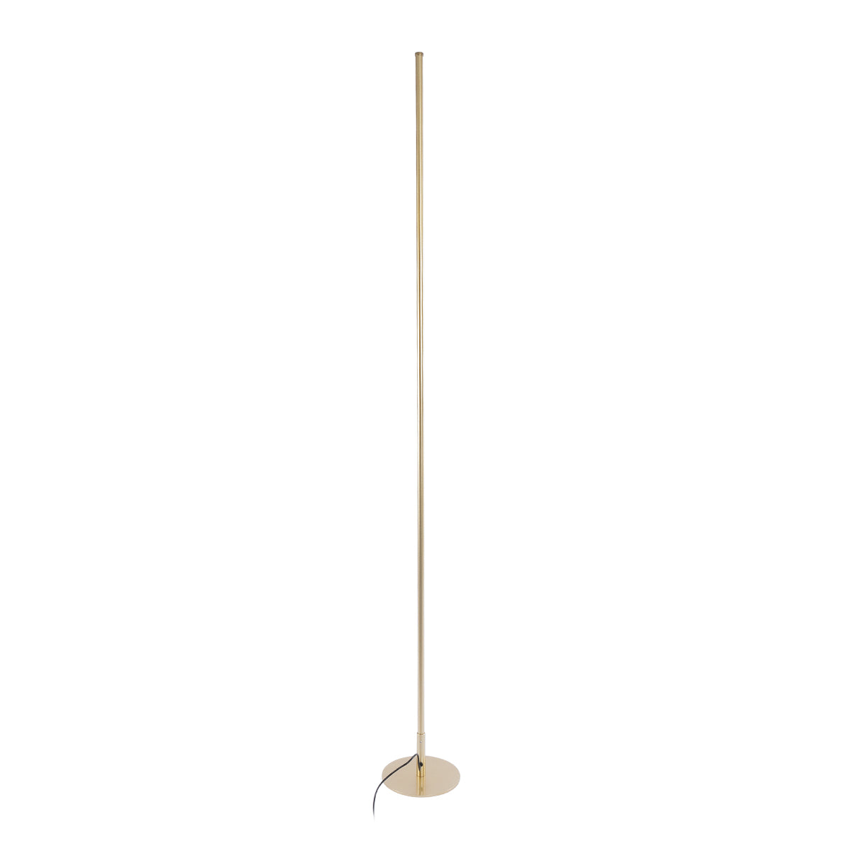 GloboStar® DALUMA 60472 Επιδαπέδιο Φωτιστικό LED CCT 24W 2640lm 200° AC 220-240V - Εναλλαγή Φωτισμού μέσω On/Off All In One Ψυχρό 6000k+Φυσικό 4500k+Θερμό 2700k Μ18 x Π18 x Υ160cm - Χρυσό - 3 Χρόνια Εγγύηση - ledmania.gr