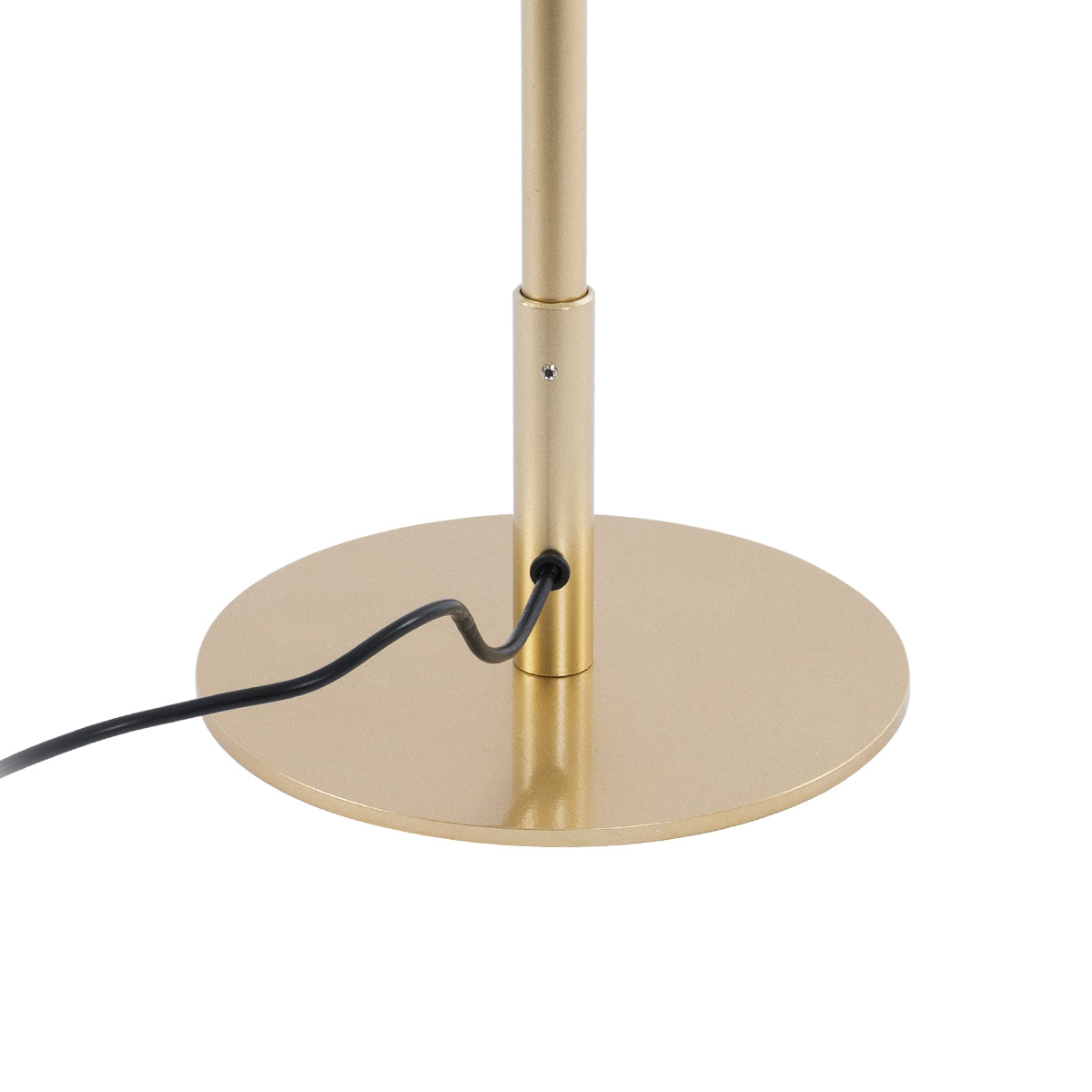 GloboStar® DALUMA 60472 Επιδαπέδιο Φωτιστικό LED CCT 24W 2640lm 200° AC 220-240V - Εναλλαγή Φωτισμού μέσω On/Off All In One Ψυχρό 6000k+Φυσικό 4500k+Θερμό 2700k Μ18 x Π18 x Υ160cm - Χρυσό - 3 Χρόνια Εγγύηση - ledmania.gr