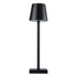GloboStar® NEGA 60473 Μοντέρνο Επιτραπέζιο Φωτιστικό Πορτατίφ LED 2.2W 154lm 360° DC 5V Επαναφορτιζόμενο με Μπαταρία Li-ion 4000mAh - Διακόπτη Αφής - Θερμό Λευκό 2700K - Dimmable - D10 x H39cm - Μαύρο - 2 Years Warranty - ledmania.gr