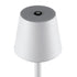 GloboStar® NEGA 60474 Μοντέρνο Επιτραπέζιο Φωτιστικό Πορτατίφ LED 2.2W 154lm 360° DC 5V Επαναφορτιζόμενο με Μπαταρία Li-ion 4000mAh - Διακόπτη Αφής - Θερμό Λευκό 2700K - Dimmable - D10 x H39cm - Λευκό - 2 Years Warranty - ledmania.gr