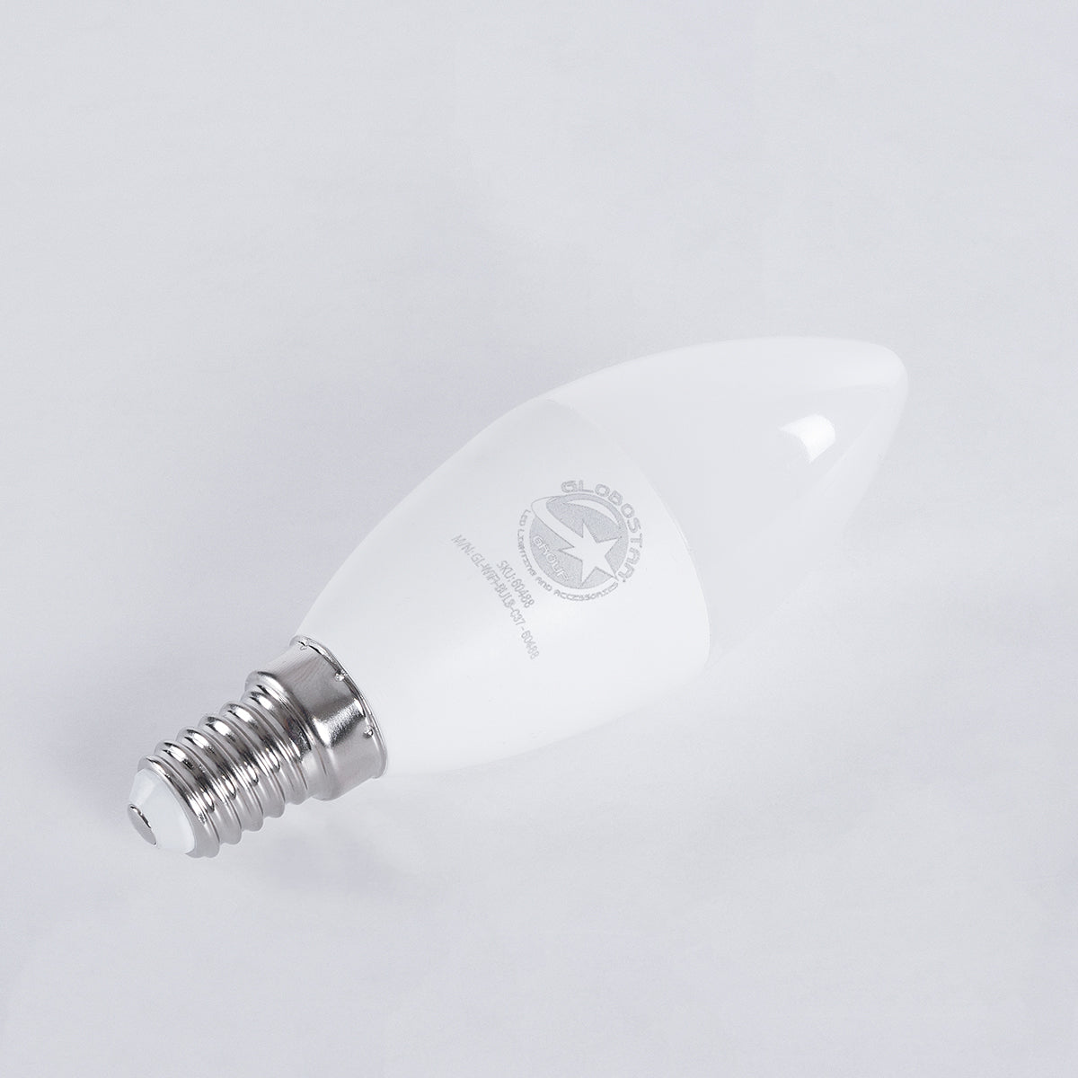 GloboStar® 60488 Έξυπνη Λάμπα LED E14 C37 Κεράκι Smart Home Wifi 5.5W 550lm 260° AC 220-240V IP20 Φ3.7 x Υ11cm RGB+CCT - Εναλλαγή Φωτισμού & Dimming μέσω Εφαρμογής Tuya - Bridgelux Chip - 3 Χρόνια Εγγύηση - ledmania.gr