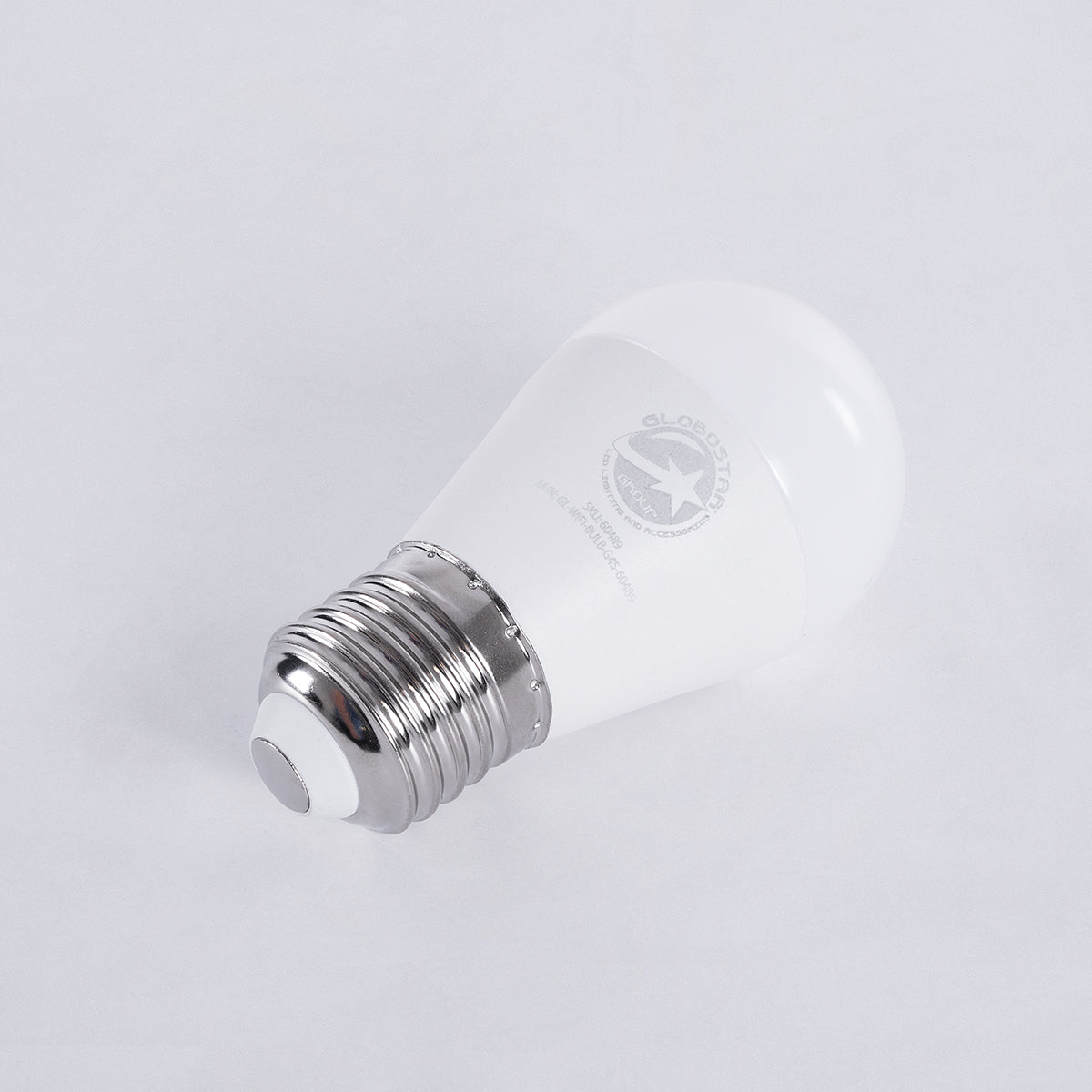 GloboStar® 60489 Έξυπνη Λάμπα LED E27 G45 Γλομπάκι Smart Home Wifi 5.5W 550lm 260° AC 220-240V IP20 Φ4.5 x Υ8.8cm RGB+CCT - Εναλλαγή Φωτισμού & Dimming μέσω Εφαρμογής Tuya - Bridgelux Chip - 3 Χρόνια Εγγύηση - ledmania.gr