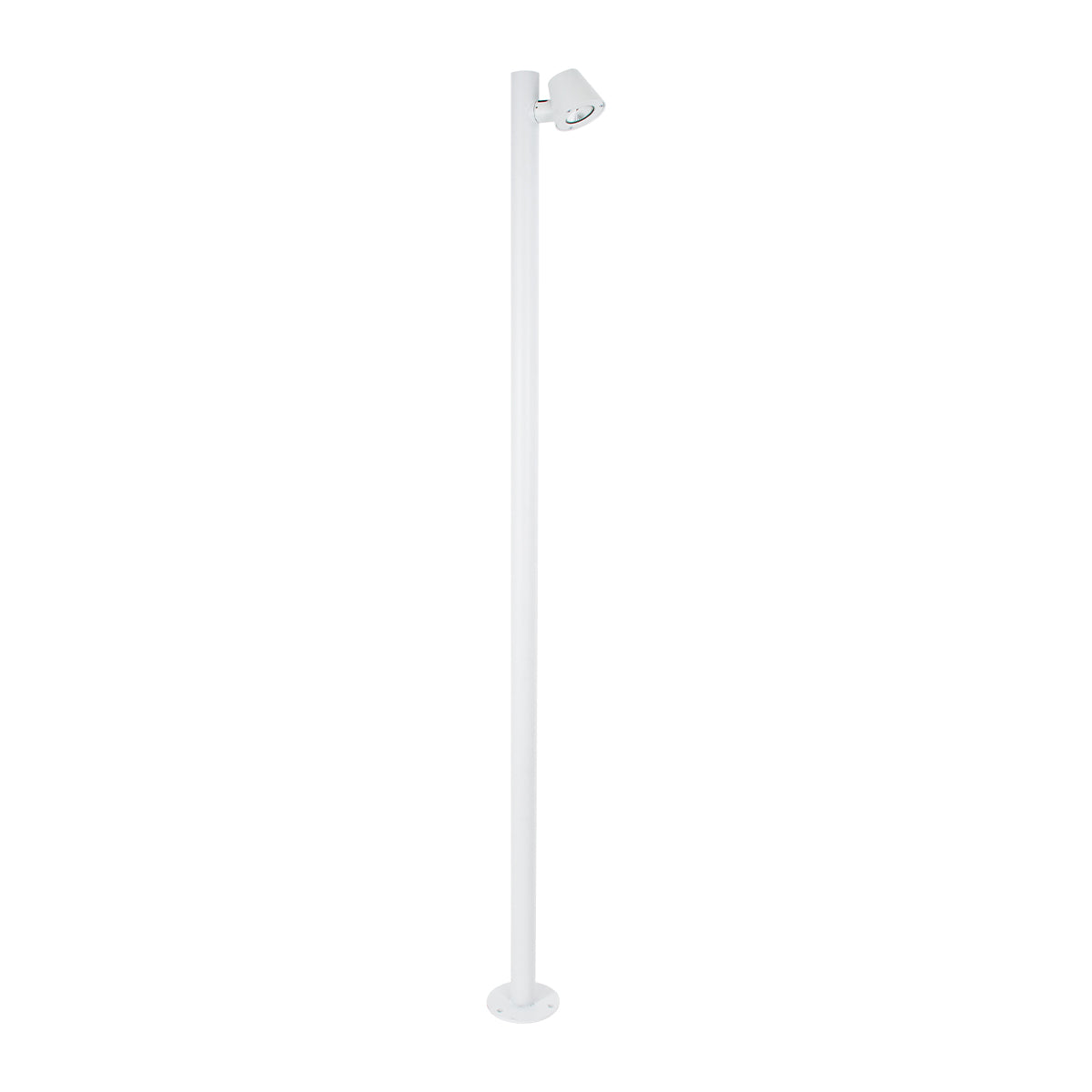 GloboStar® GARDENIA 60509 Φωτιστικό Κήπου - Πάρκου - Πλατείας - Κολωνάκι Αρχιτεκτονικού Φωτισμού Εξωτερικού Χώρου LED 7W 700lm 60° AC220-240V Αδιάβροχο IP65 - Σώμα Αλουμινίου & Tempered Glass - Μ15 x Π18 x Υ180cm - Θερμό Λευκό 2700K - Λευκό - Bridgelux... - ledmania.gr
