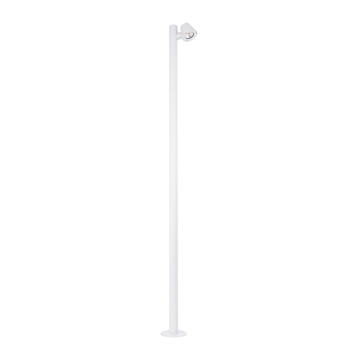 GloboStar® GARDENIA 60509 Φωτιστικό Κήπου - Πάρκου - Πλατείας - Κολωνάκι Αρχιτεκτονικού Φωτισμού Εξωτερικού Χώρου LED 7W 700lm 60° AC220-240V Αδιάβροχο IP65 - Σώμα Αλουμινίου & Tempered Glass - Μ15 x Π18 x Υ180cm - Θερμό Λευκό 2700K - Λευκό - Bridgelux... - ledmania.gr