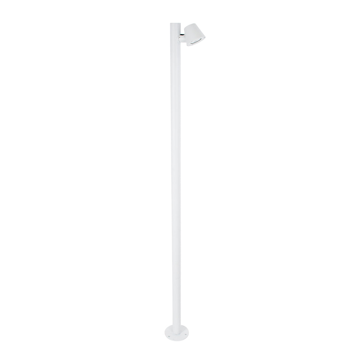 GloboStar® GARDENIA 60509 Φωτιστικό Κήπου - Πάρκου - Πλατείας - Κολωνάκι Αρχιτεκτονικού Φωτισμού Εξωτερικού Χώρου LED 7W 700lm 60° AC220-240V Αδιάβροχο IP65 - Σώμα Αλουμινίου & Tempered Glass - Μ15 x Π18 x Υ180cm - Θερμό Λευκό 2700K - Λευκό - Bridgelux... - ledmania.gr