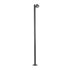 GloboStar® GARDENIA 60510 Φωτιστικό Κήπου - Πάρκου - Πλατείας - Κολωνάκι Αρχιτεκτονικού Φωτισμού Εξωτερικού Χώρου LED 7W 700lm 60° AC220-240V Αδιάβροχο IP65 - Σώμα Αλουμινίου & Tempered Glass - Μ15 x Π18 x Υ180cm - Θερμό Λευκό 2700K - Γκρι Ανθρακί - Br... - ledmania.gr