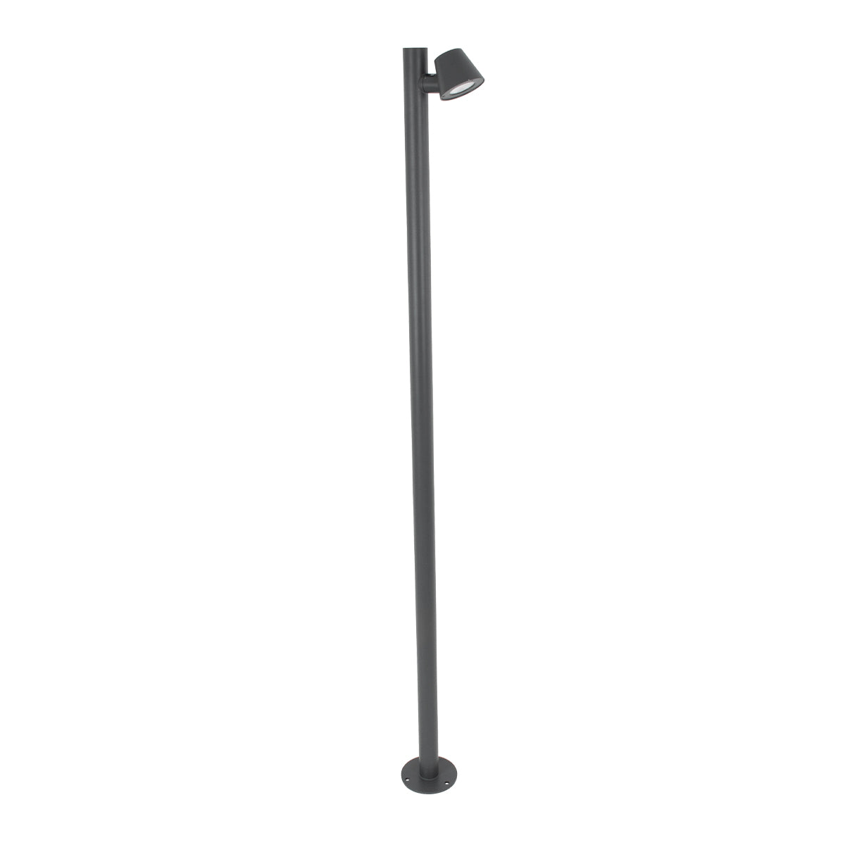 GloboStar® GARDENIA 60510 Φωτιστικό Κήπου - Πάρκου - Πλατείας - Κολωνάκι Αρχιτεκτονικού Φωτισμού Εξωτερικού Χώρου LED 7W 700lm 60° AC220-240V Αδιάβροχο IP65 - Σώμα Αλουμινίου & Tempered Glass - Μ15 x Π18 x Υ180cm - Θερμό Λευκό 2700K - Γκρι Ανθρακί - Br... - ledmania.gr