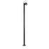 GloboStar® GARDENIA 60511 Φωτιστικό Κήπου - Πάρκου - Πλατείας - Κολωνάκι Αρχιτεκτονικού Φωτισμού Εξωτερικού Χώρου LED 7W 700lm 60° AC220-240V Αδιάβροχο IP65 - Σώμα Αλουμινίου & Tempered Glass - Μ15 x Π18 x Υ180cm - Θερμό Λευκό 2700K - Μαύρο - Bridgelux... - ledmania.gr