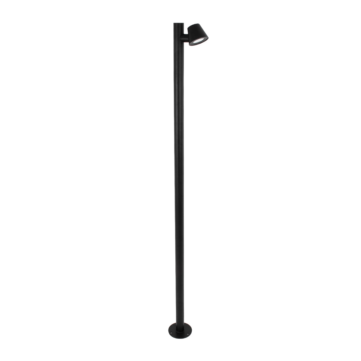 GloboStar® GARDENIA 60511 Φωτιστικό Κήπου - Πάρκου - Πλατείας - Κολωνάκι Αρχιτεκτονικού Φωτισμού Εξωτερικού Χώρου LED 7W 700lm 60° AC220-240V Αδιάβροχο IP65 - Σώμα Αλουμινίου & Tempered Glass - Μ15 x Π18 x Υ180cm - Θερμό Λευκό 2700K - Μαύρο - Bridgelux... - ledmania.gr