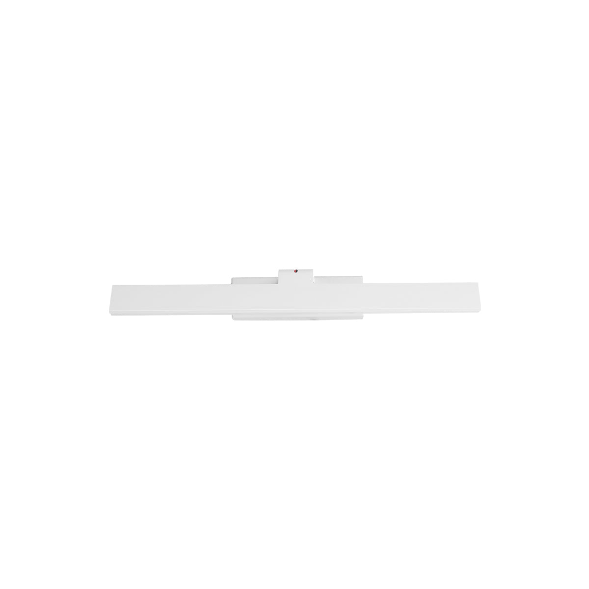 GloboStar® MIRROR 60512 Φωτιστικό Τοίχου - Απλίκα LED 12W 1440lm 120° AC 85-265V IP54 Φυσικό Λευκό 4500K Λευκό Μέταλλο - Μ42 x Π5 x Υ15cm - 2 Xρόνια Εγγύηση - ledmania.gr