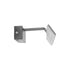 GloboStar® MIRROR 60513 Φωτιστικό Τοίχου - Απλίκα LED 12W 1440lm 120° AC 85-265V IP54 Φυσικό Λευκό 4500K Γκρι Μέταλλο - Μ42 x Π5 x Υ15cm - 2 Xρόνια Εγγύηση - ledmania.gr