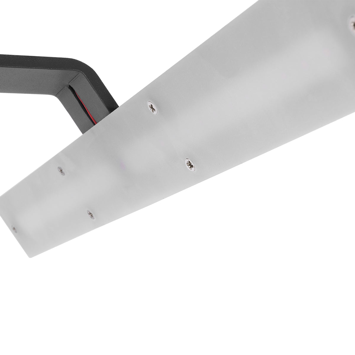 GloboStar® MIRROR 60513 Φωτιστικό Τοίχου - Απλίκα LED 12W 1440lm 120° AC 85-265V IP54 Φυσικό Λευκό 4500K Γκρι Μέταλλο - Μ42 x Π5 x Υ15cm - 2 Xρόνια Εγγύηση - ledmania.gr