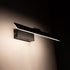 GloboStar® MIRROR 60514 Φωτιστικό Τοίχου - Απλίκα LED 12W 1440lm 120° AC 85-265V IP54 Φυσικό Λευκό 4500K Μαύρο Μέταλλο - Μ42 x Π5 x Υ15cm - 2 Xρόνια Εγγύηση - ledmania.gr