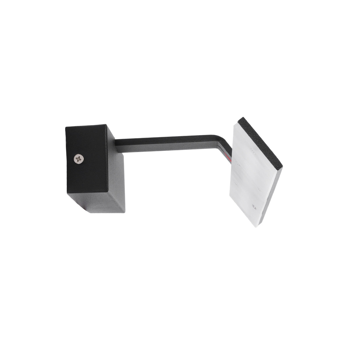 GloboStar® MIRROR 60514 Φωτιστικό Τοίχου - Απλίκα LED 12W 1440lm 120° AC 85-265V IP54 Φυσικό Λευκό 4500K Μαύρο Μέταλλο - Μ42 x Π5 x Υ15cm - 2 Xρόνια Εγγύηση - ledmania.gr